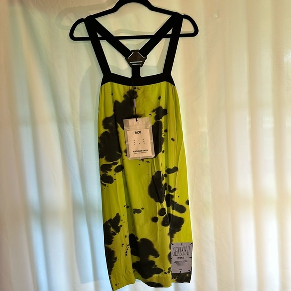 Authentic size M Alexander McQueen sleeveless tie dye tent dress a amazing price - Picture 1 of 8
